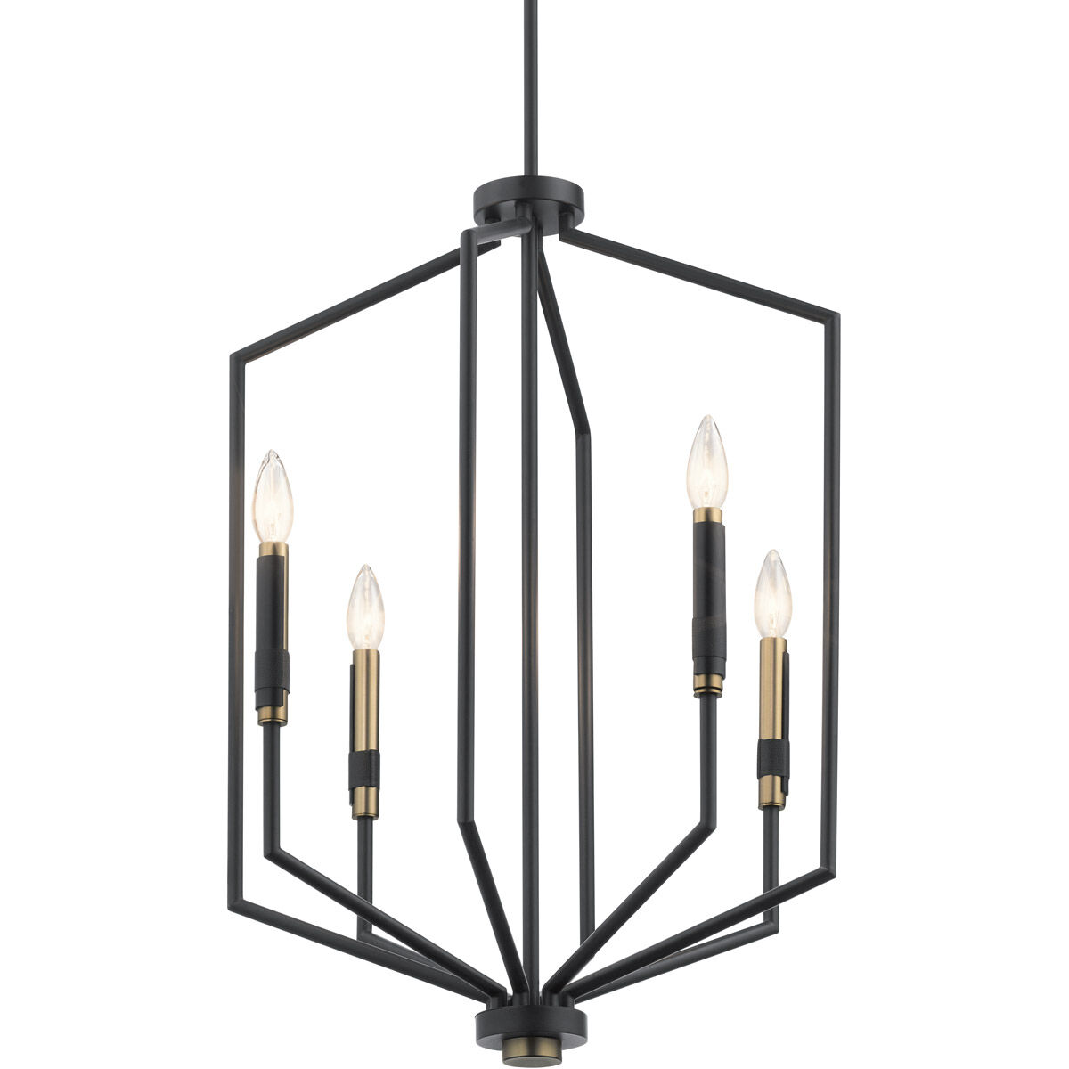 Armand 4 Light 19 inch Black Large Foyer Pendants Ceiling Light