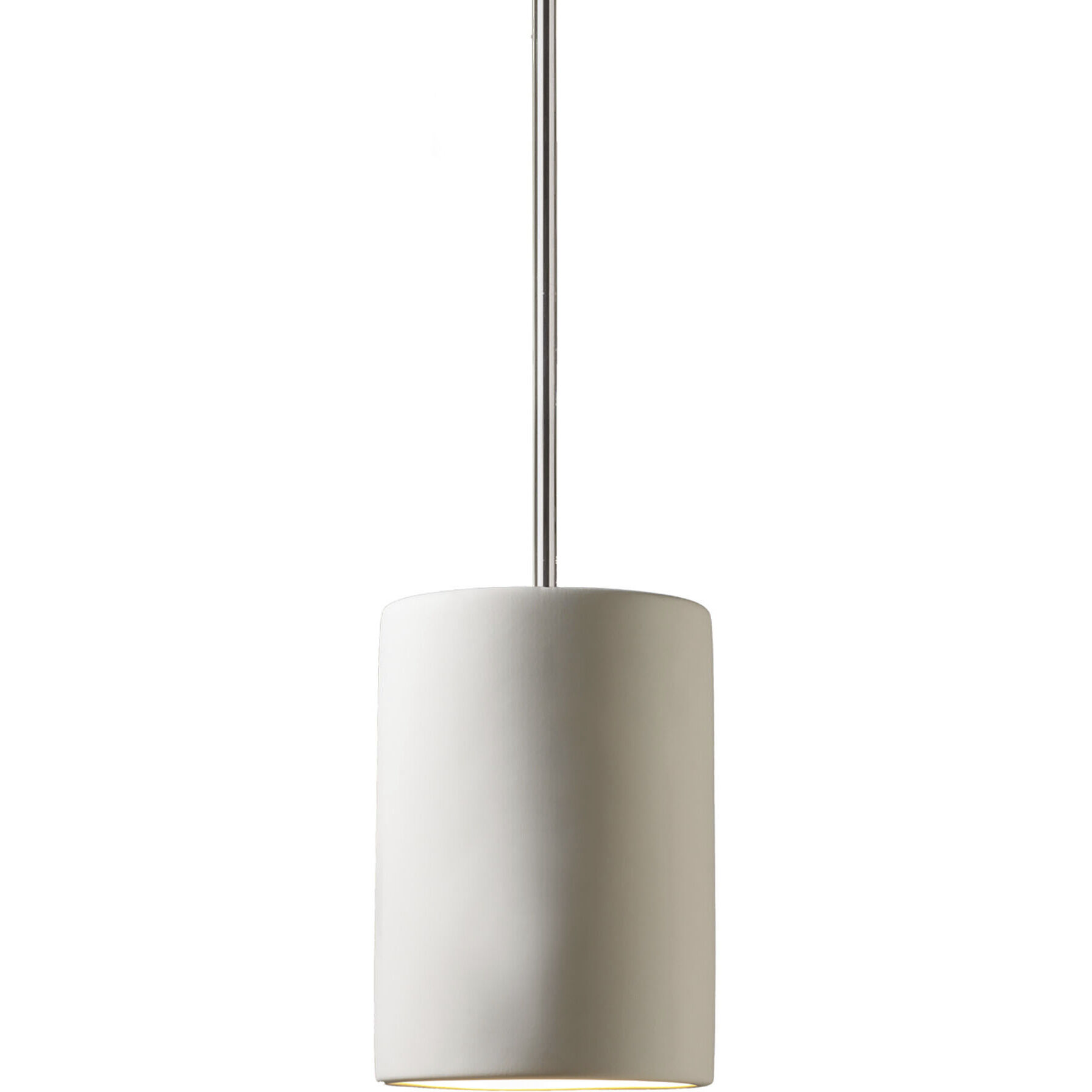 Radiance Collection LED 7 inch Gloss Blush with Dark Bronze Pendant Ceiling Light