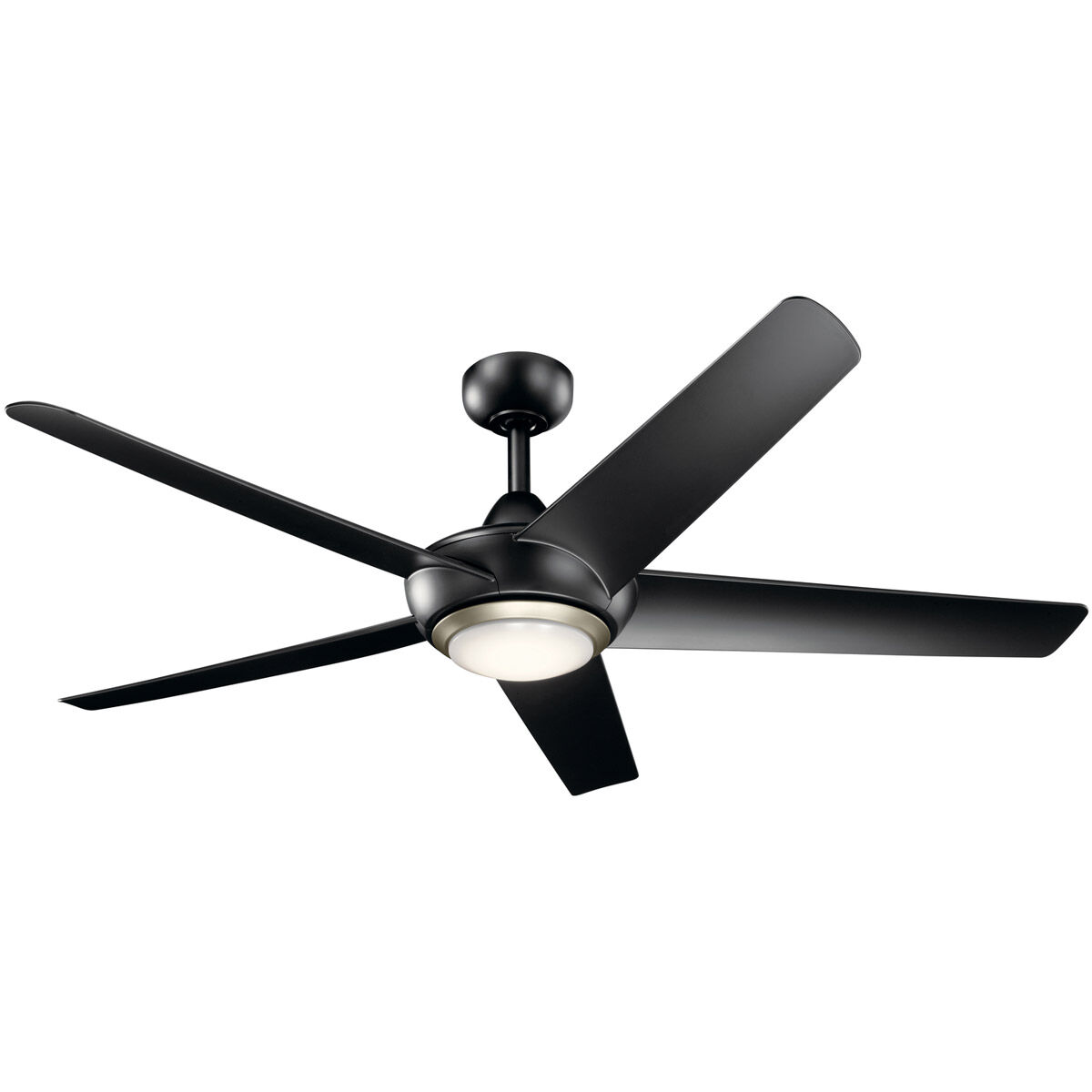 Kapono 52 inch Satin Black Ceiling Fan