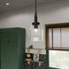 Madden 1 Light Black Mini Pendant Ceiling Light