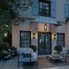 Calen 1 Light 27 inch Textured Black Outdoor Post Lantern