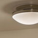 Bretta 3 Light 17.75 inch Polished Nickel Flush Mount Ceiling Light