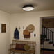 Bretta 3 Light 17.75 inch Black Flush Mount Ceiling Light