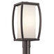 Bowen 1 Light 19 inch Architectural Bronze Outdoor Post Lantern
