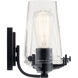 Alton 4 Light 33.75 inch Black Bath Vanity Light Wall Light