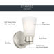 Stamos 1 Light 5 inch Brushed Nickel Wall Sconce Wall Light