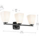 Marant 3 Light 23.75 inch Black Vanity Light Wall Light