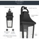 Cleary 1 Light 16 inch Textured Black Outdoor Wall Light