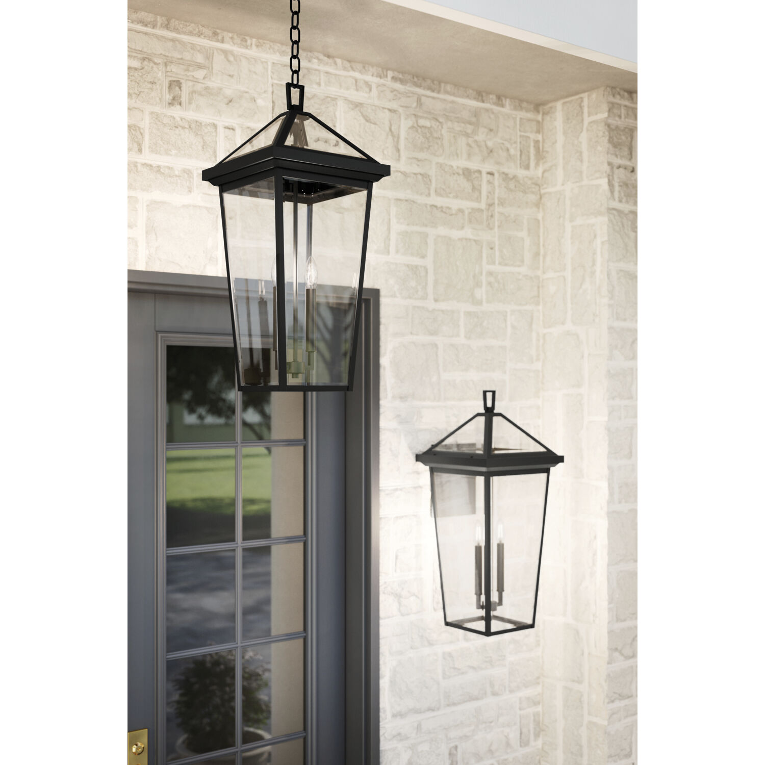Kichler 59127BKT Regence 2 Light 26 inch Black Textured Outdoor