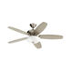 Renew Select 52 inch Brushed Stainless Steel with Silver Blades Ceiling Fan