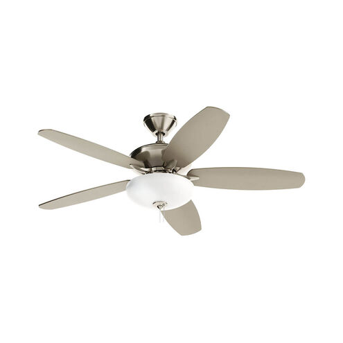 Renew Select 52 inch Brushed Stainless Steel with Silver Blades Ceiling Fan