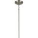 Shailene 9 Light Brushed Nickel Chandelier Ceiling Light in Clear