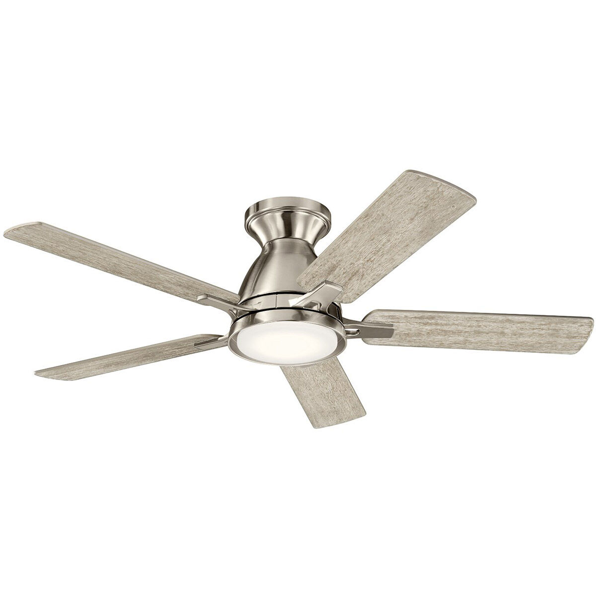 Arvada 44 inch Brushed Stainless Steel with Mk Silver Blades Ceiling Fan