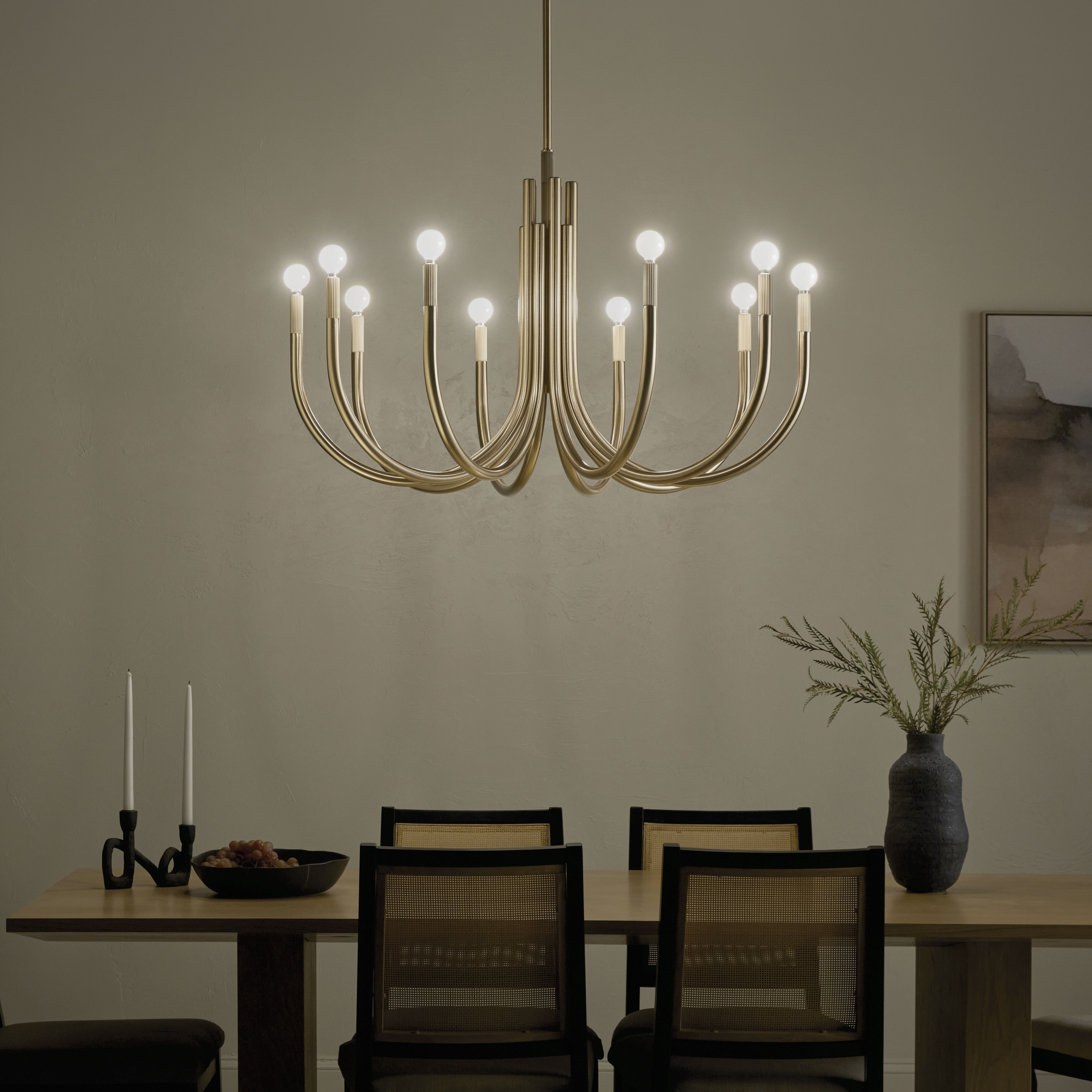 Kichler 52551CPZ Odensa LED 40.25 inch Champagne Bronze