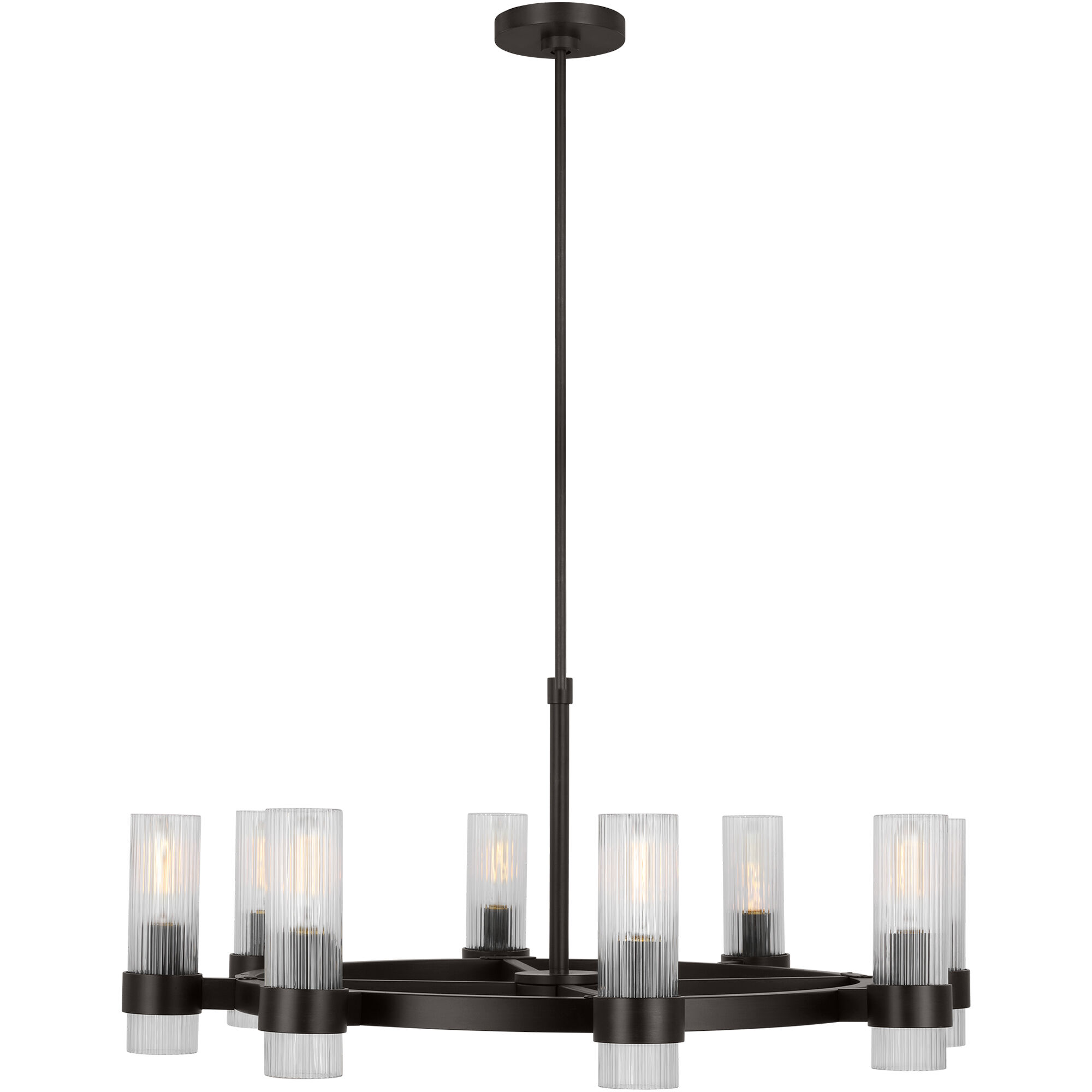 C&M by Chapman & Myers Geneva 8 Light 33.00 inch Chandelier