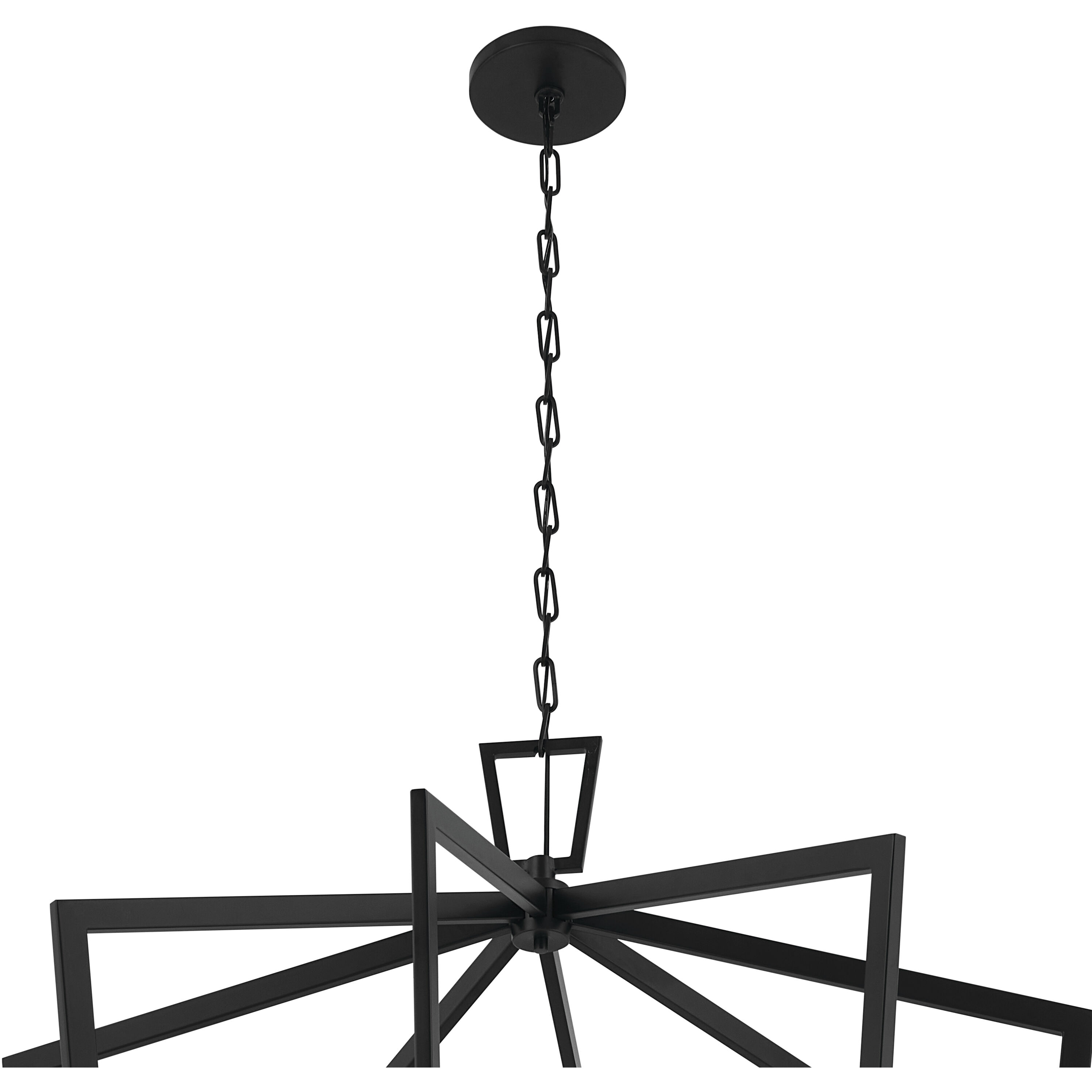 Abbotswell 16 Light Black Pendant Ceiling Light