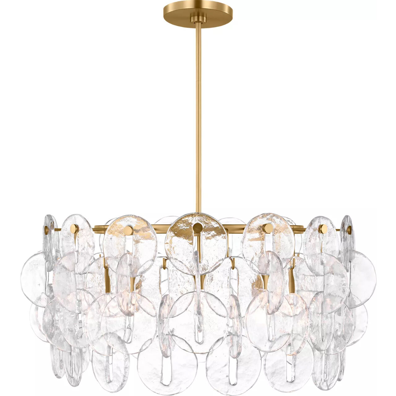 kate spade new york Candace 5 Light 27 inch Burnished Brass Chandelier Ceiling Light