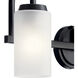 Kennewick 3 Light 22.75 inch Black Bath Vanity Light Wall Light
