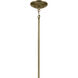 Shailene 9 Light Natural Brass Chandelier Ceiling Light, 2 Tier