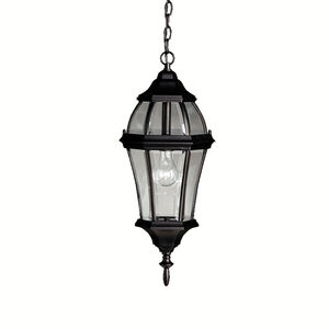 Townhouse 1 Light 9 inch Black Outdoor Hanging Pendant
