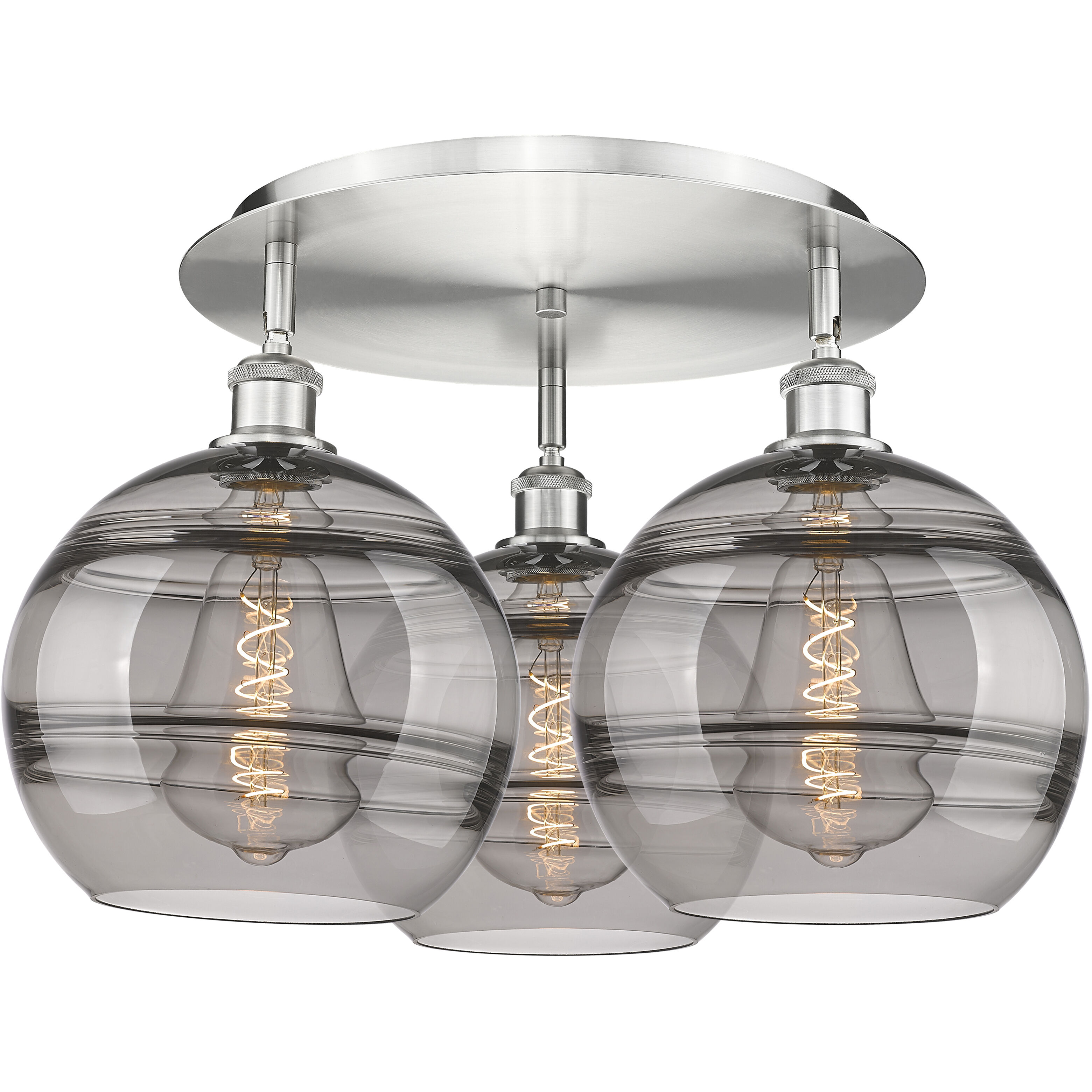 Ballston Rochester 3 Light 21.75 inch Flush Mount