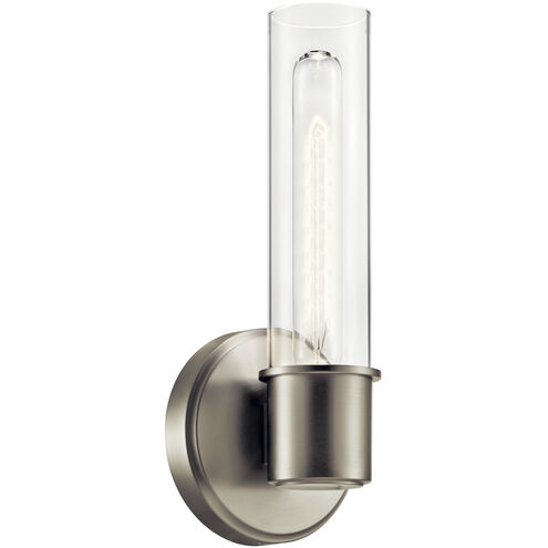 Aviv 1 Light 5.5 inch Brushed Nickel Wall Sconce Wall Light