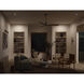 Ridley 60 inch Brushed Stainless Steel with Medium Oak Blades Ceiling Fan