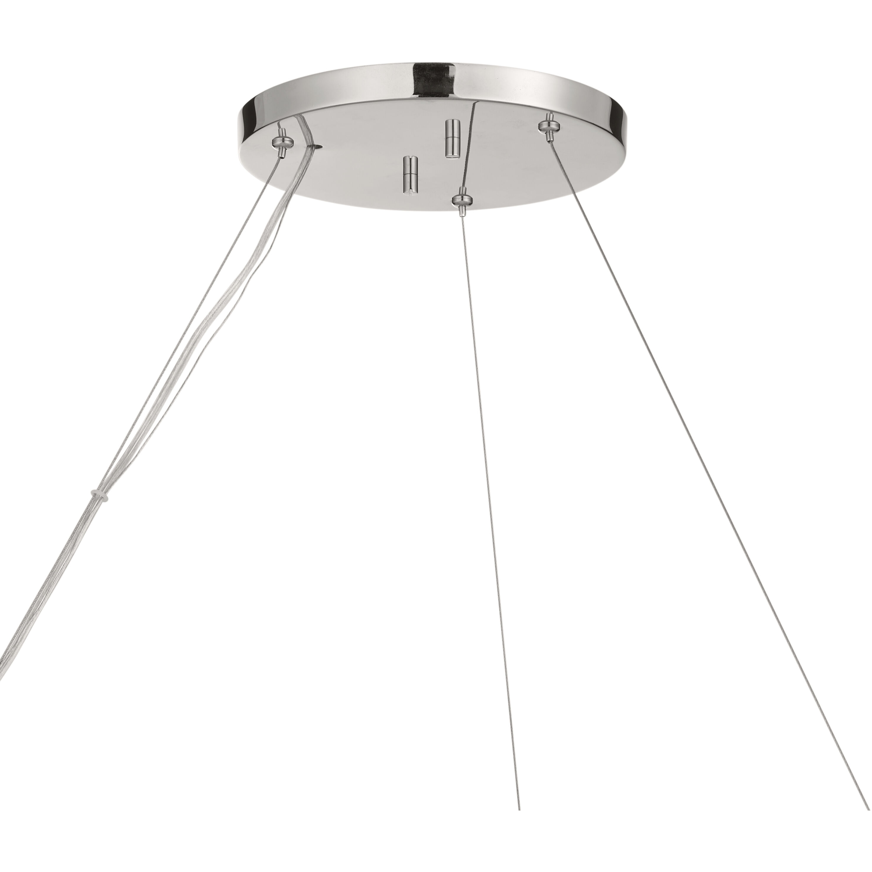 Rosalind 6 Light 33.25 inch Polished Nickel Chandelier Ceiling Light