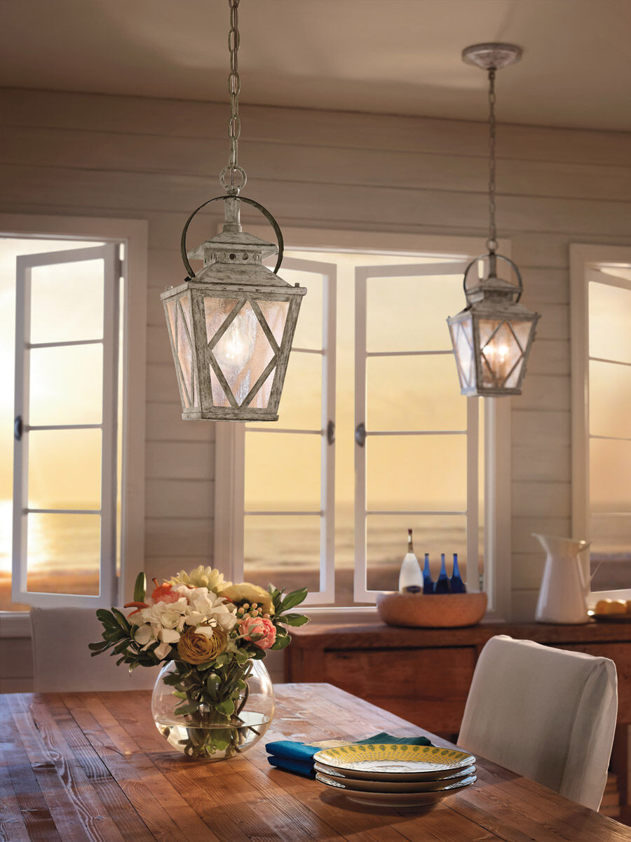 Distressed pendant discount light