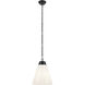 Marsailli 1 Light Black Pendant Ceiling Light, Large