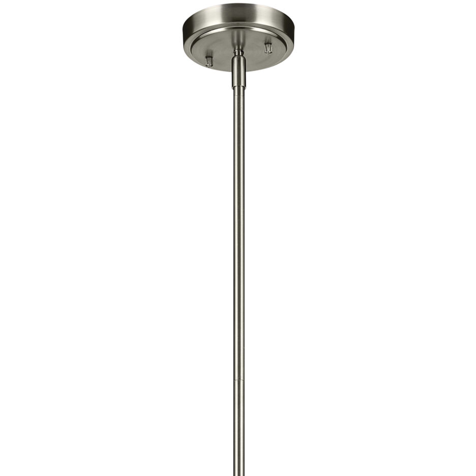 Everly 1 Light Brushed Nickel Pendant Ceiling Light