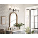 Ali 4 Light 32.5 inch Black Bath Vanity Light Wall Light