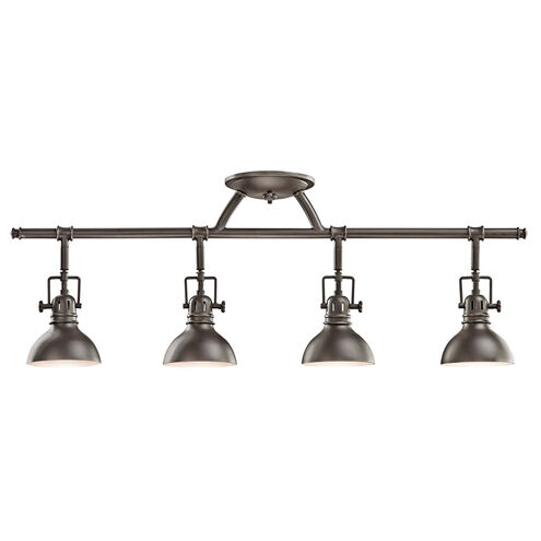 Hatteras Bay 4 Light 120 Olde Bronze Rail Light Ceiling Light