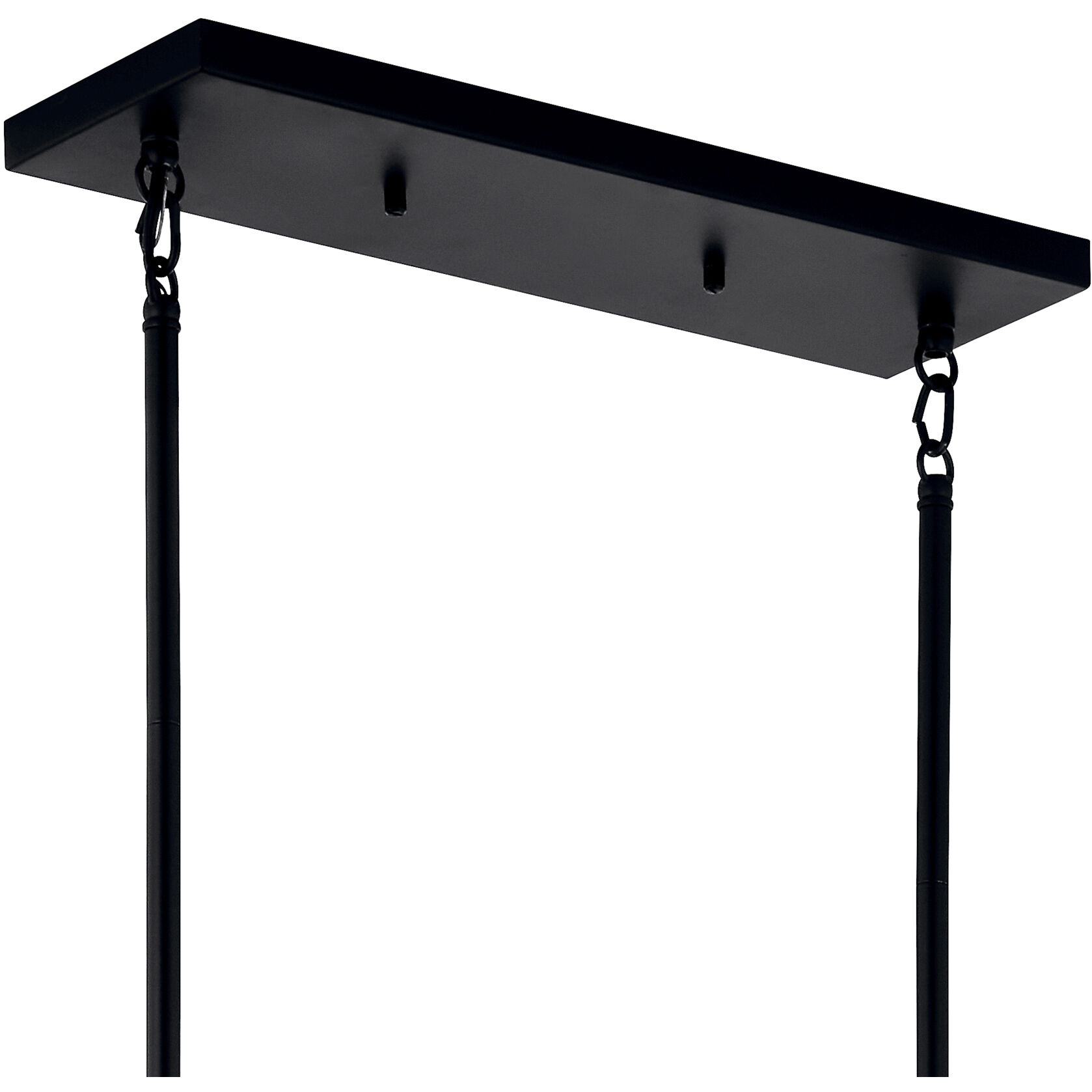 Kichler 52721BK Madden 6 Light 17.75 inch Black Chandelier
