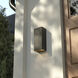 Walden LED 12 inch Textured Black Outdoor Wall, Medium