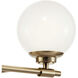 Benno 2 Light 14.75 inch Champagne Bronze Bath Bracket Wall Light, 2 Arm