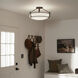 Alkire 4 Light 22 inch Olde Bronze Semi Flush Light Ceiling Light