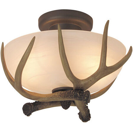 Antler Semi Flush Ceiling Light 