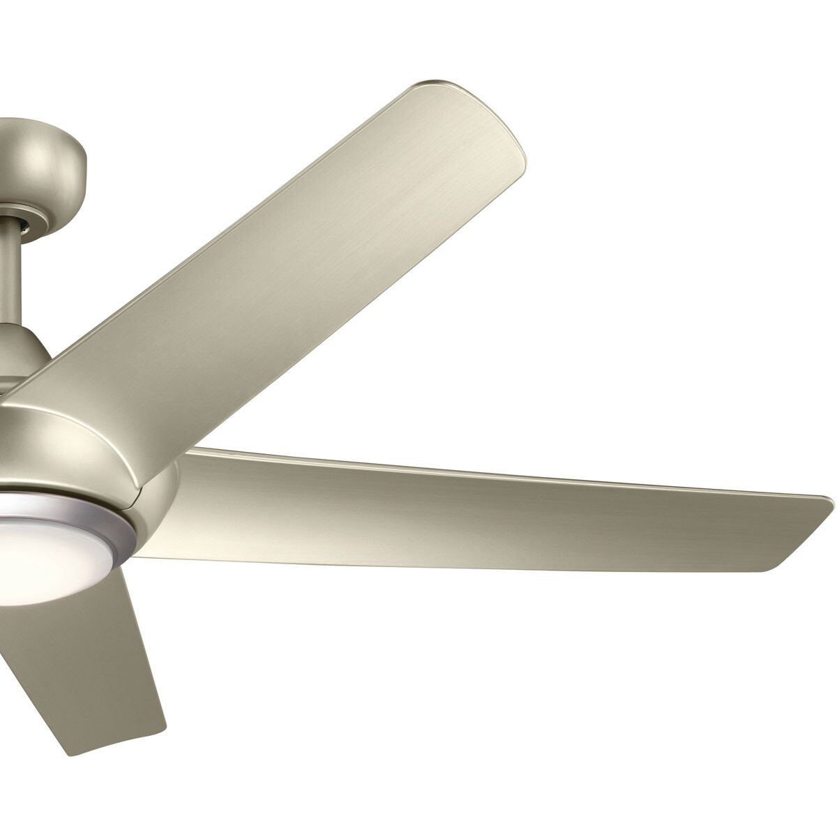 Kapono 52 inch Brushed Nickel Ceiling Fan