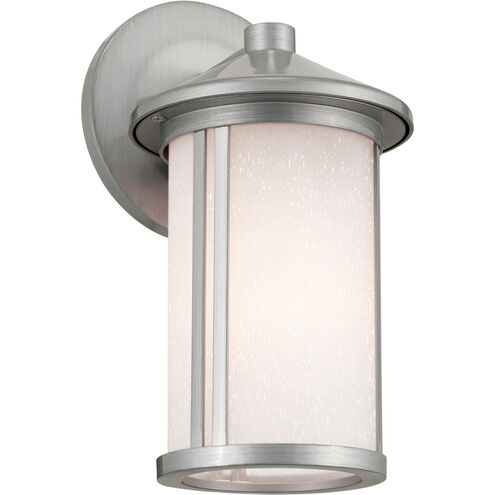 Lombard 1 Light 10.5 inch Brushed Aluminum Outdoor Wall Sconce, Small