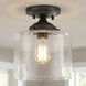 Winslow 1 Light 9 inch Olde Bronze Semi Flush Light Ceiling Light