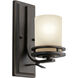 Hendrik 1 Light 5 inch Olde Bronze Wall Bracket Wall Light in Light Umber