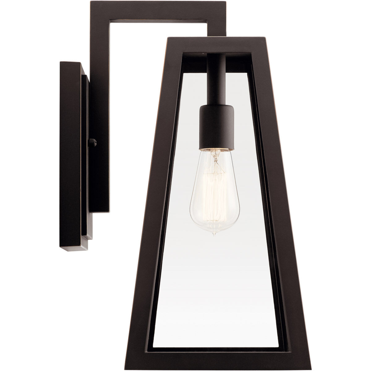 Delison 1 Light 17 inch Rubbed Bronze Outdoor Wall, Large