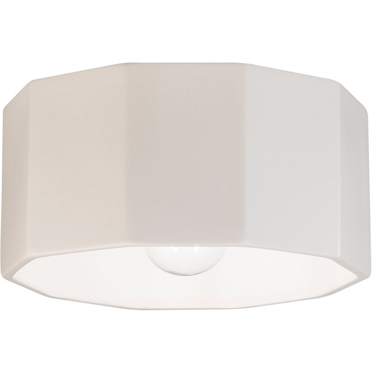 Radiance Collection 1 Light 12.25 inch Gloss Gray Flush-Mount Ceiling Light