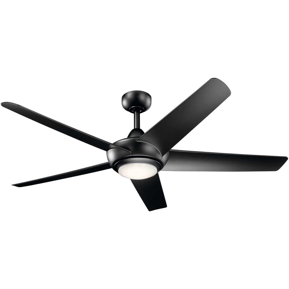 Kapono 52 inch Satin Black Ceiling Fan