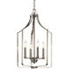 Morrigan 4 Light 15 inch Brushed Nickel Mini Chandelier Ceiling Light