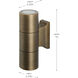 LED Retrofit 2 Light 4.25 inch Centennial Brass Up & Down Sconce