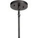Lozano 1 Light 9 inch Black Outdoor Hanging Pendant