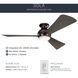 Sola 54 inch Olde Bronze with Brown Blades Ceiling Fan