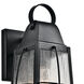 Tolerand 1 Light 12 inch Textured Black Outdoor Wall, Small